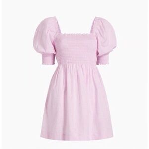 EUC Hill House Home Athena Nap Dress in Bubblegum Pink Gingham, size M